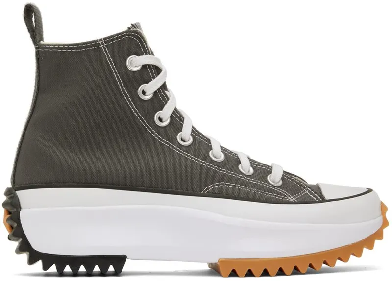 Converse Run Star Hike Platform Seizoenskleur Iron Grey/zwart/wit