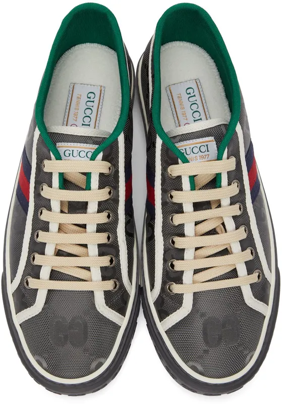 Gucci Grey Off The Grid ‘Gucci Tennis 1977’ Sneakers (628709 H9H70)