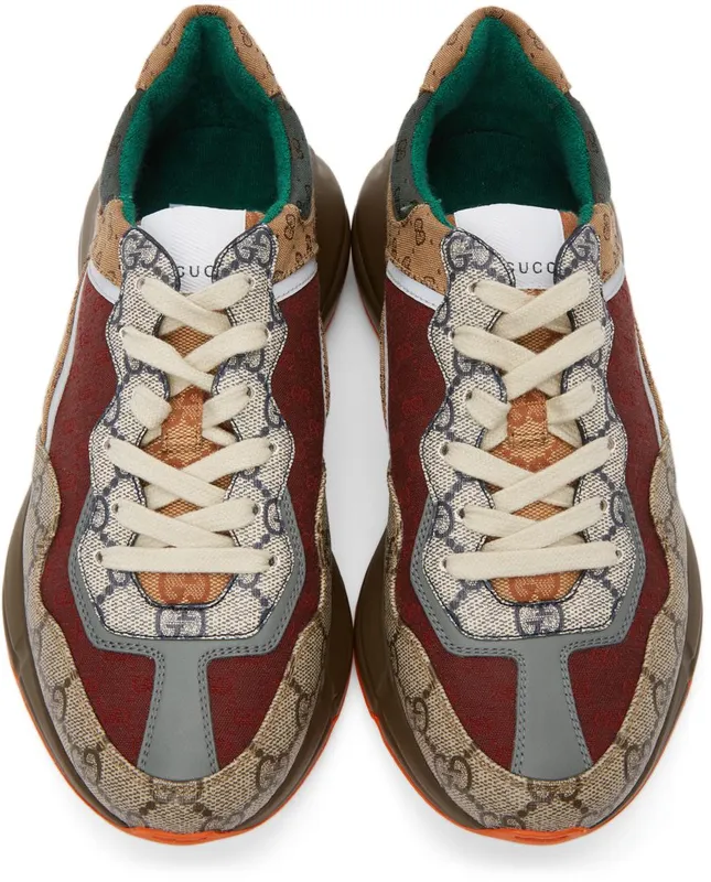Gucci Multicolor GG Rhyton Sneakers (619891 99WG0)