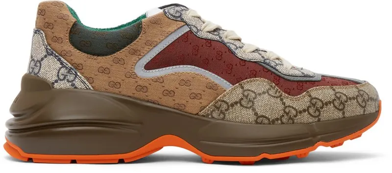 Gucci Multicolor GG Rhyton Sneakers (619891 99WG0)