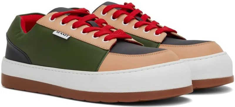 Sunnei Multicolor Leather Dreamy Low-Top Sneakers (MSHOXSNK003)