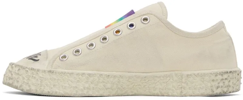 Acne Studios Off-White Ballow Rainbow Sneakers (BD0221-)