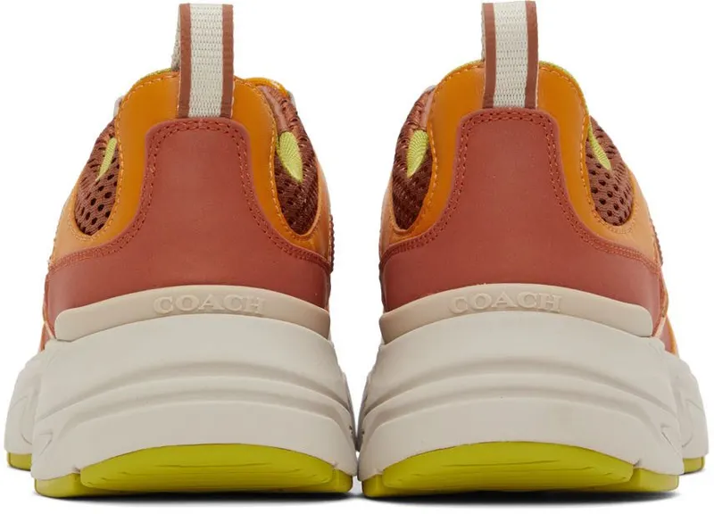 Coach 1941 Orange Tech Runner Sneakers (CA268 NSN)