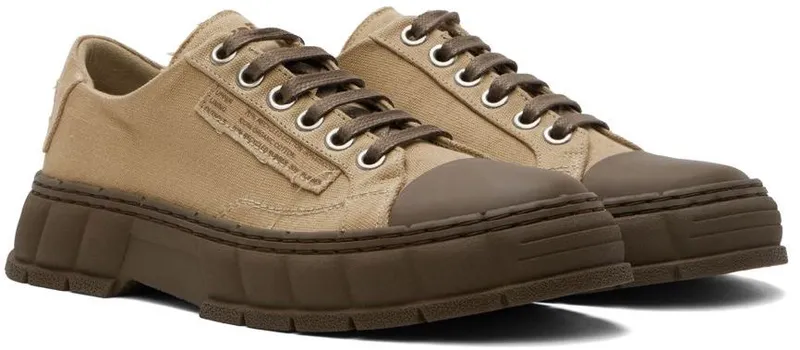 Virón SSENSE Exclusive Tan & Brown 1968 Sneakers (1968)