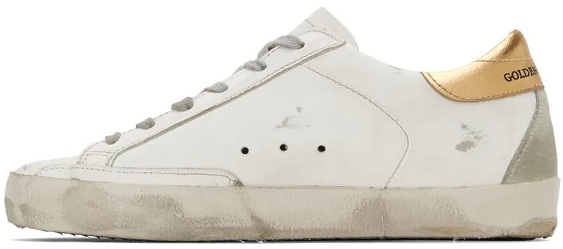 Golden Goose SSENSE Exclusive White Superstar Sneakers (GWF00102.F000661.10358)