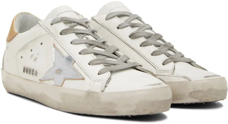 Golden Goose SSENSE Exclusive White Superstar Sneakers (GWF00102.F000661.10358)