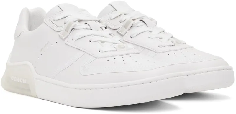 Coach 1941 White Citysole Court Sneakers (C1257 OPI)