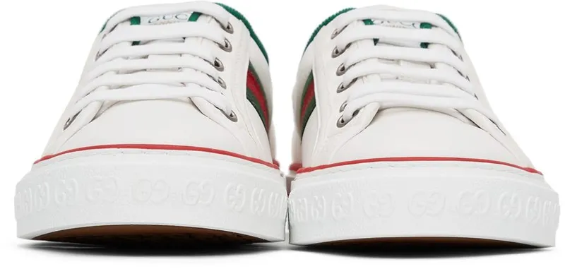 Gucci White Tennis 1977 Sneakers (645979 17L10)