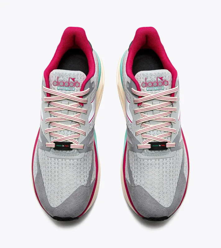 Diadora Atomo V7000 Silver Dd / Wht / Rubine Red C (101.179073_D0498)
