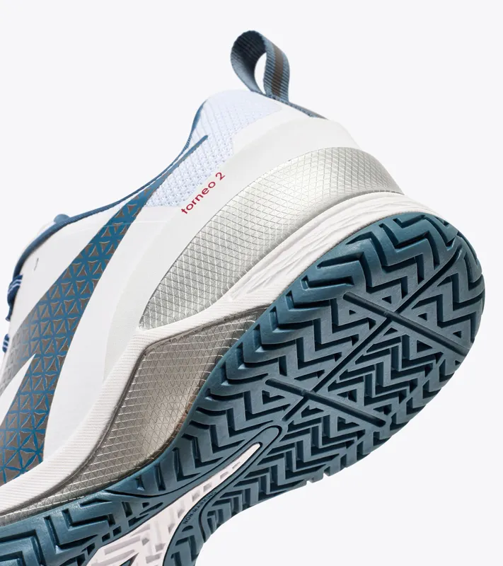 Diadora Blushield Torneo 2 Ag White / Oceanview / Salsa (101.179502_D0842)