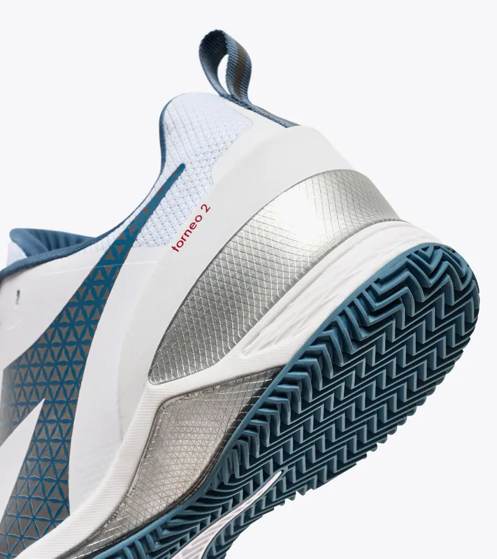 Diadora Blushield Torneo 2 Clay White / Oceanview / Salsa (101.179504_D0842)