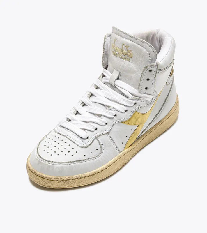 Diadora Mi Basket Used White / French Vanilla (201.158569_D0690)