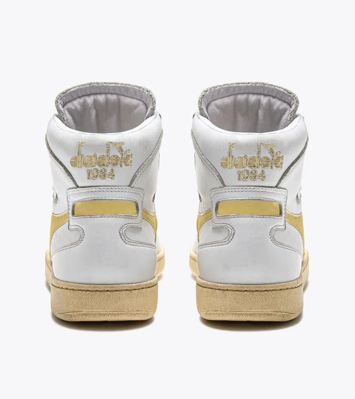 Diadora Mi Basket Used White / French Vanilla (201.158569_D0690)