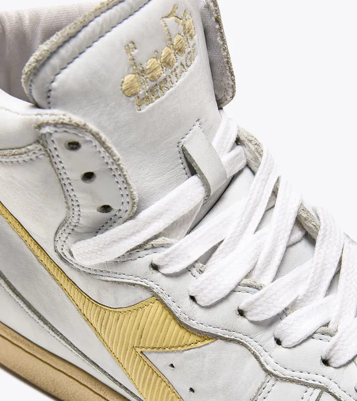 Diadora Mi Basket Used White / French Vanilla (201.158569_D0690)