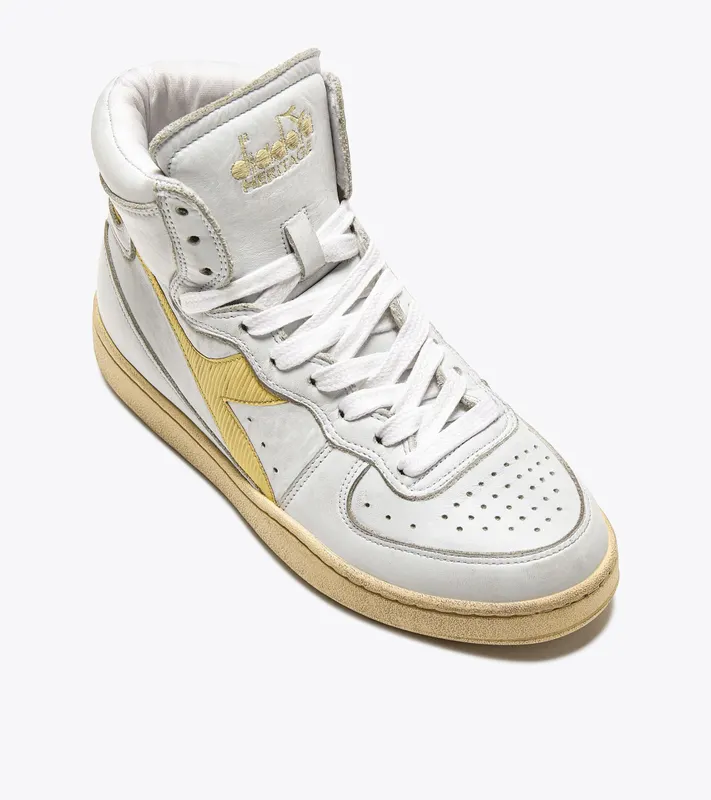 Diadora Mi Basket Used White / French Vanilla (201.158569_D0690)