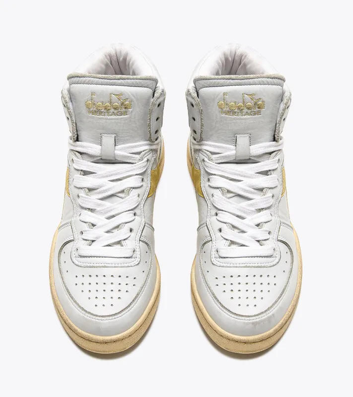 Diadora Mi Basket Used White / French Vanilla (201.158569_D0690)