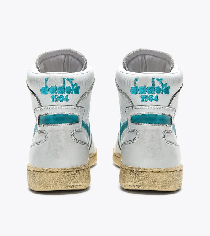 Diadora Mi Basket Used White / Aqua (201.158569_D0691)