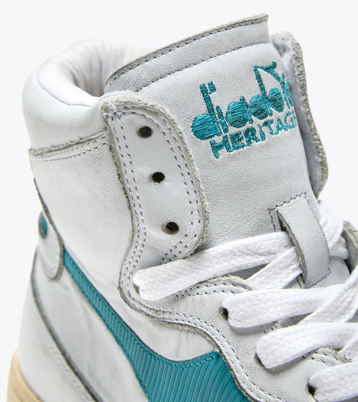 Diadora Mi Basket Used White / Aqua (201.158569_D0691)