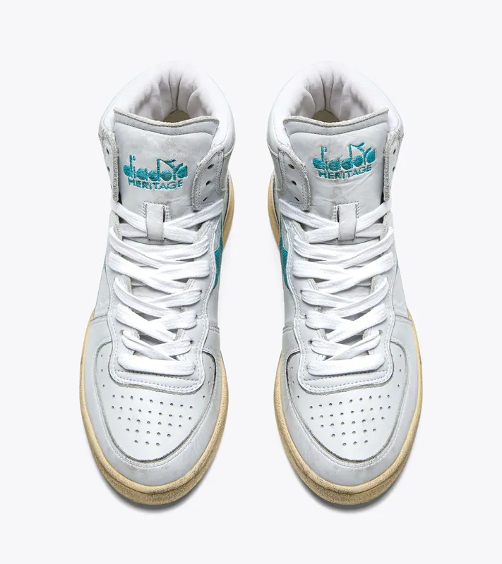 Diadora Mi Basket Used White / Aqua (201.158569_D0691)