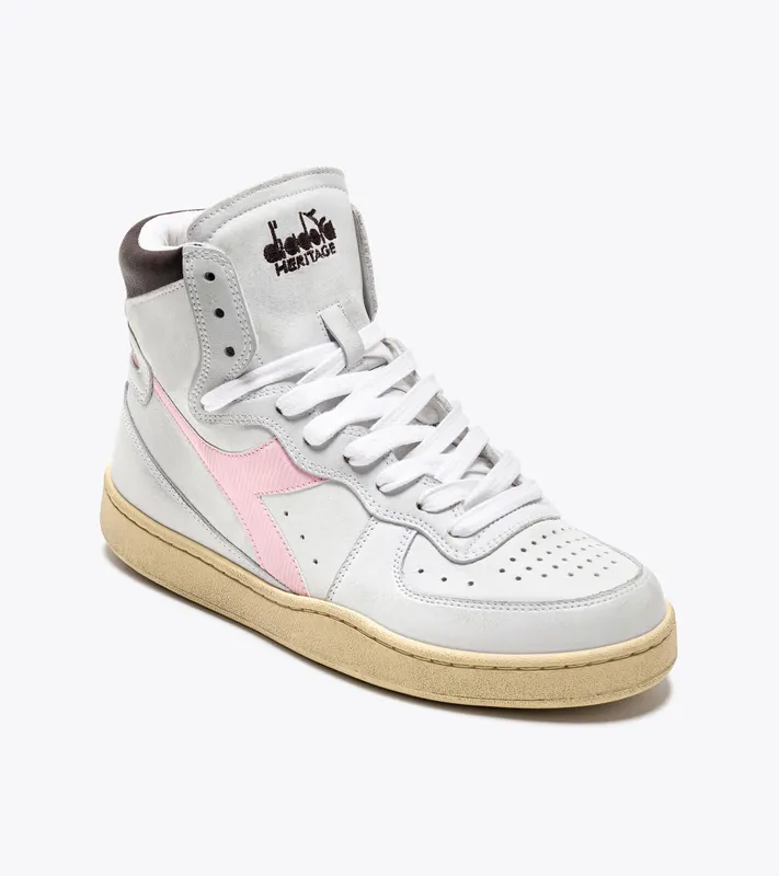 Diadora Mi Basket Used White / Parfait Pink (201.158569_D0807)