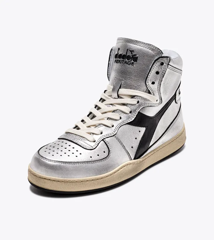 Diadora Mi Basket Silver Used W Silver Metallized / Black (201.176694_C4702)