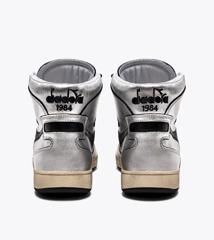 Diadora Mi Basket Silver Used W Silver Metallized / Black (201.176694_C4702)