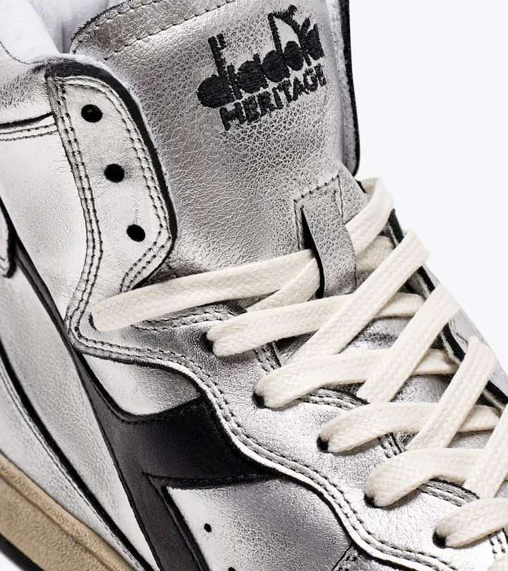 Diadora Mi Basket Silver Used W Silver Metallized / Black (201.176694_C4702)
