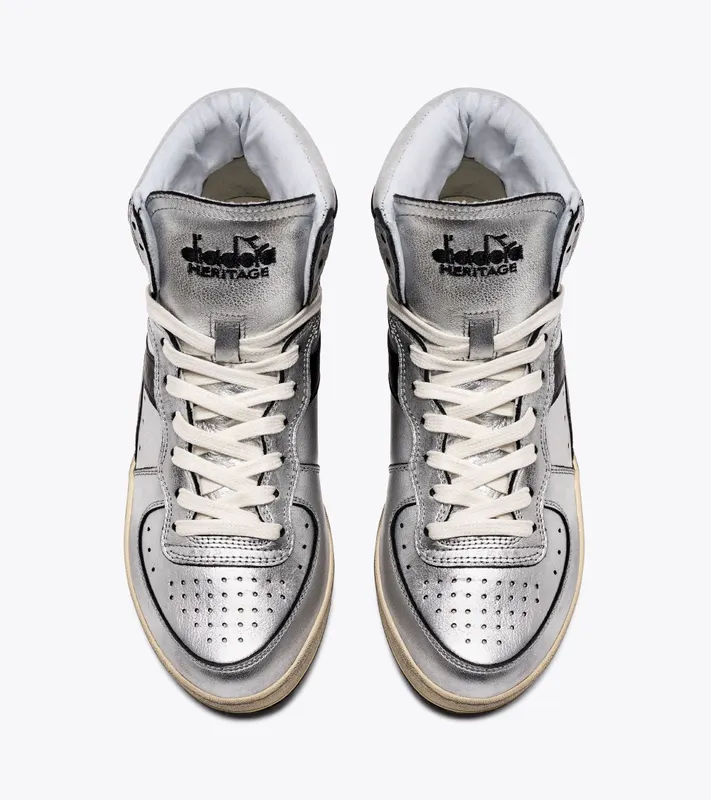 Diadora Mi Basket Silver Used W Silver Metallized / Black (201.176694_C4702)