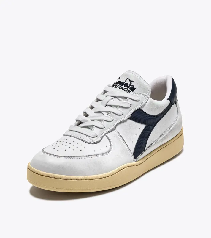 Diadora Mi Basket Low Used White / Blue Denim (201.179043_C4656)