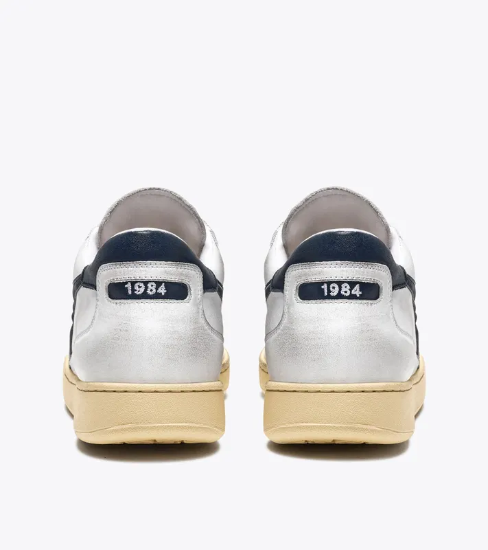 Diadora Mi Basket Low Used White / Blue Denim (201.179043_C4656)