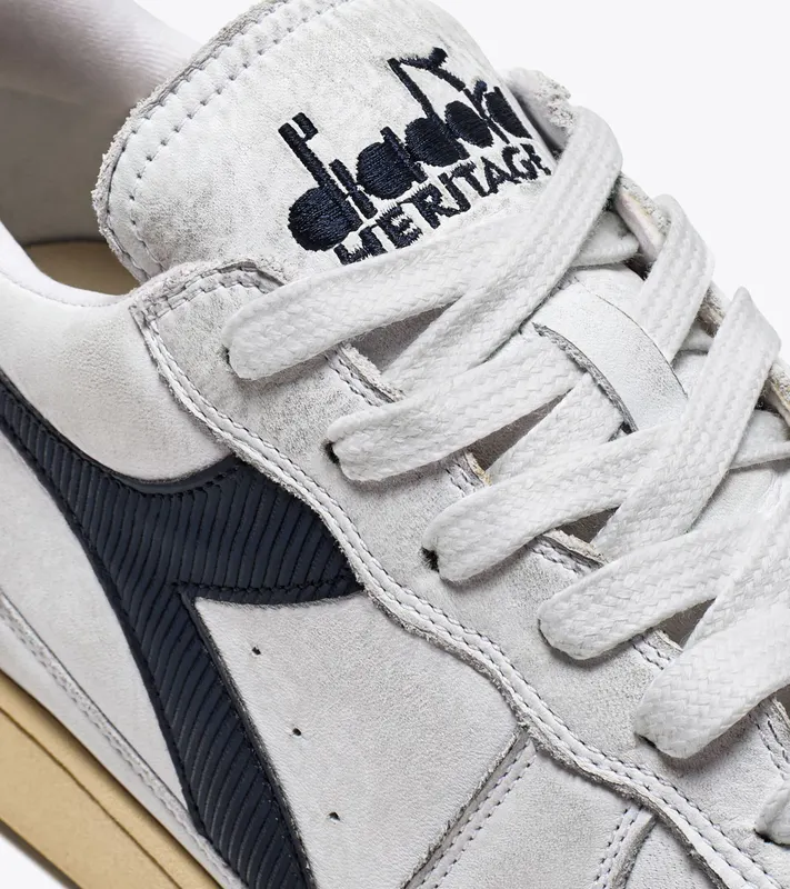 Diadora Mi Basket Low Used White / Blue Denim (201.179043_C4656)