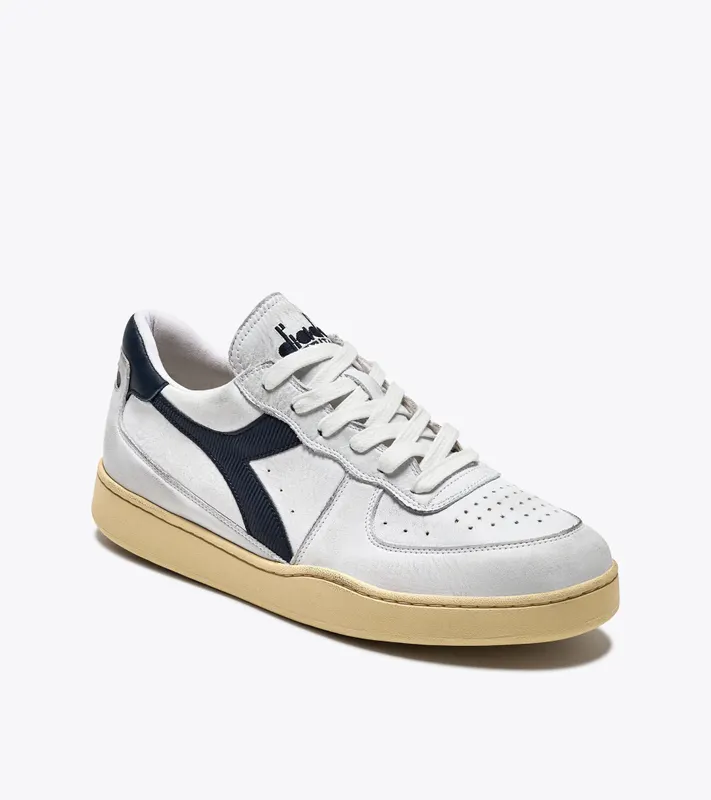 Diadora Mi Basket Low Used White / Blue Denim (201.179043_C4656)