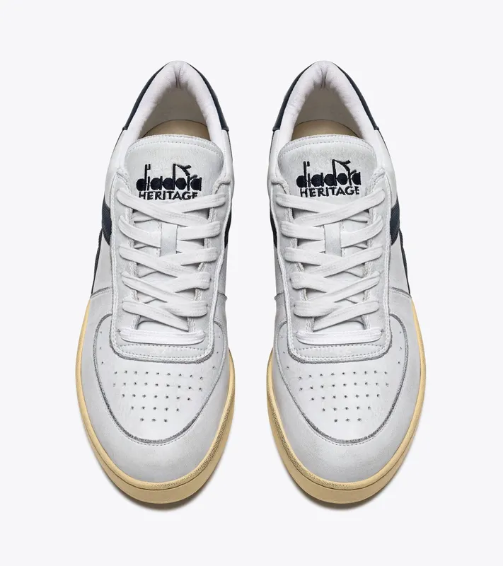 Diadora Mi Basket Low Used White / Blue Denim (201.179043_C4656)