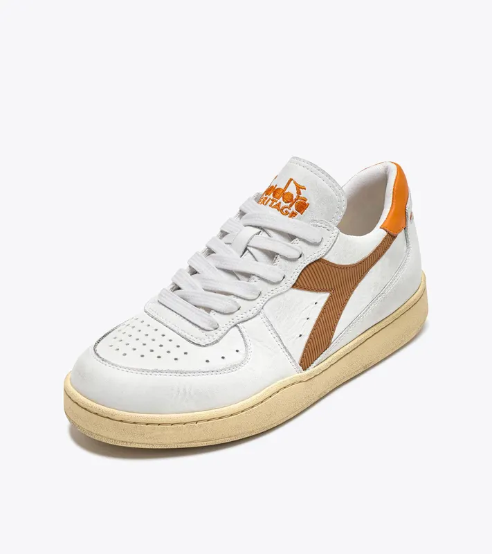 Diadora Mi Basket Low Used White / Caramel (201.179043_C9344)