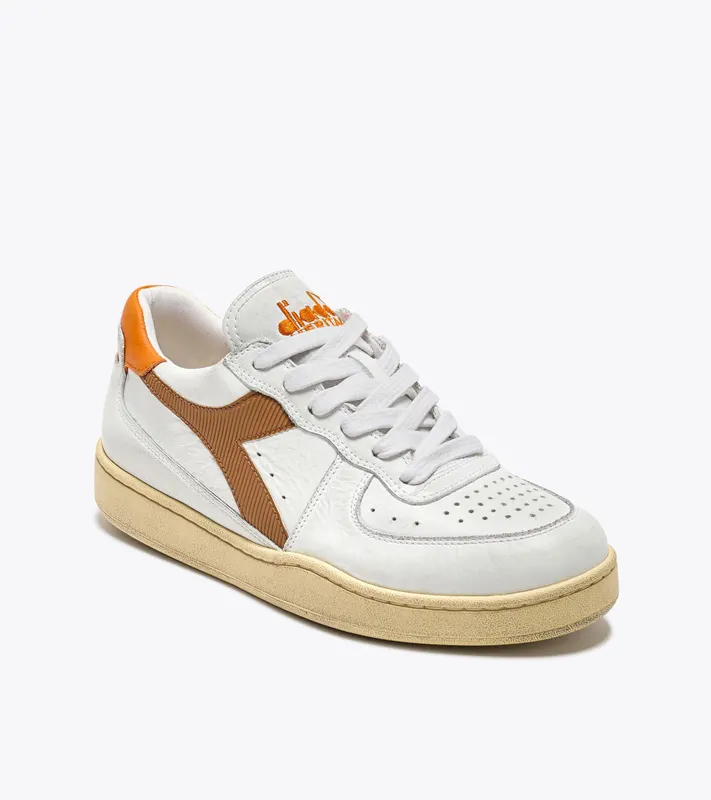 Diadora Mi Basket Low Used White / Caramel (201.179043_C9344)
