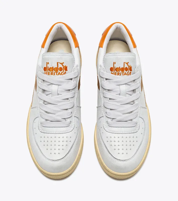Diadora Mi Basket Low Used White / Caramel (201.179043_C9344)