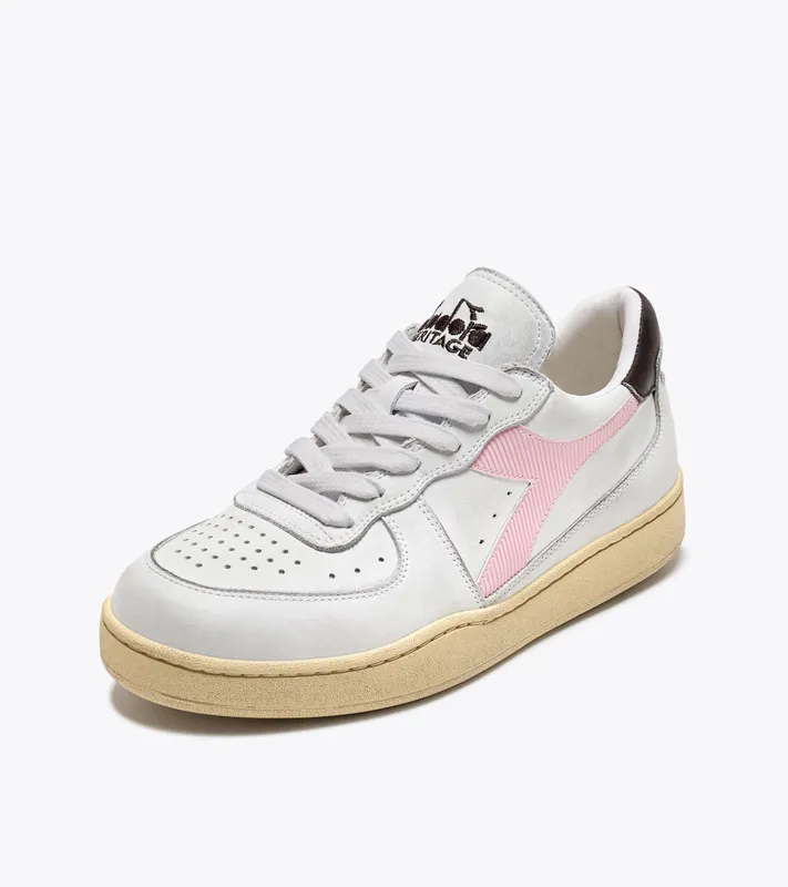Diadora Mi Basket Low Used White / Parfait Pink (201.179043_D0807)