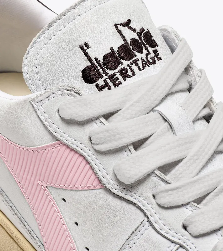 Diadora Mi Basket Low Used White / Parfait Pink (201.179043_D0807)