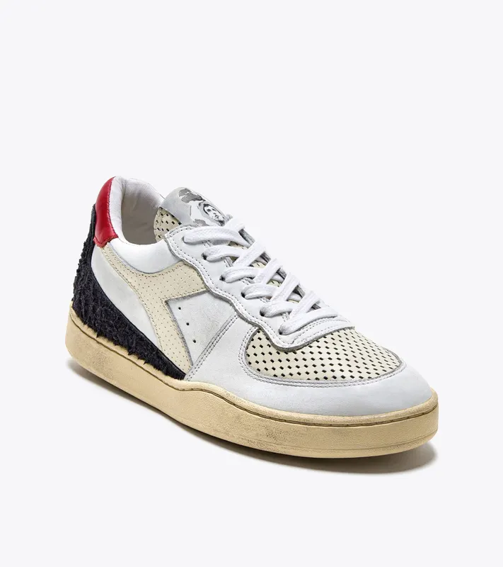 Diadora Mi Basket Low Punched Ita X Dino Meneghin White (201.179703_20006)