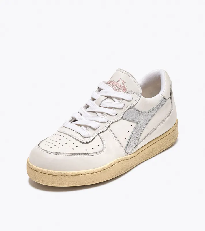 Diadora Mi Basket Low Silver Wn White / Silver .. (201.181013_C0516)