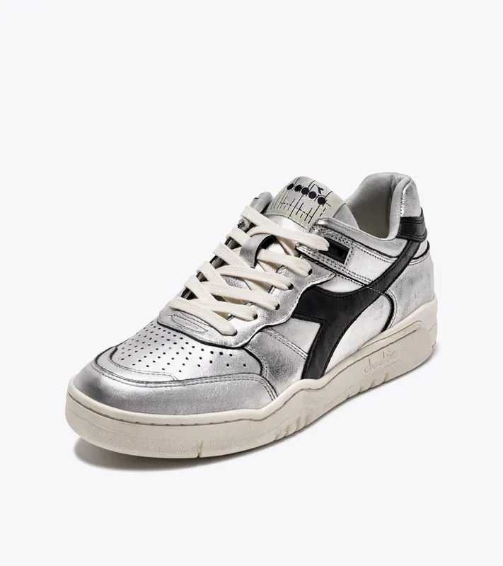 Diadora B.560 Silver Used Wn Silver Metallized / Black (201.181203_C4702)