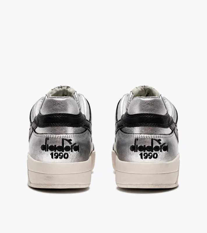 Diadora B.560 Silver Used Wn Silver Metallized / Black (201.181203_C4702)