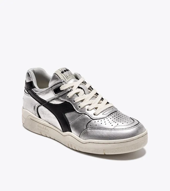 Diadora B.560 Silver Used Wn Silver Metallized / Black (201.181203_C4702)