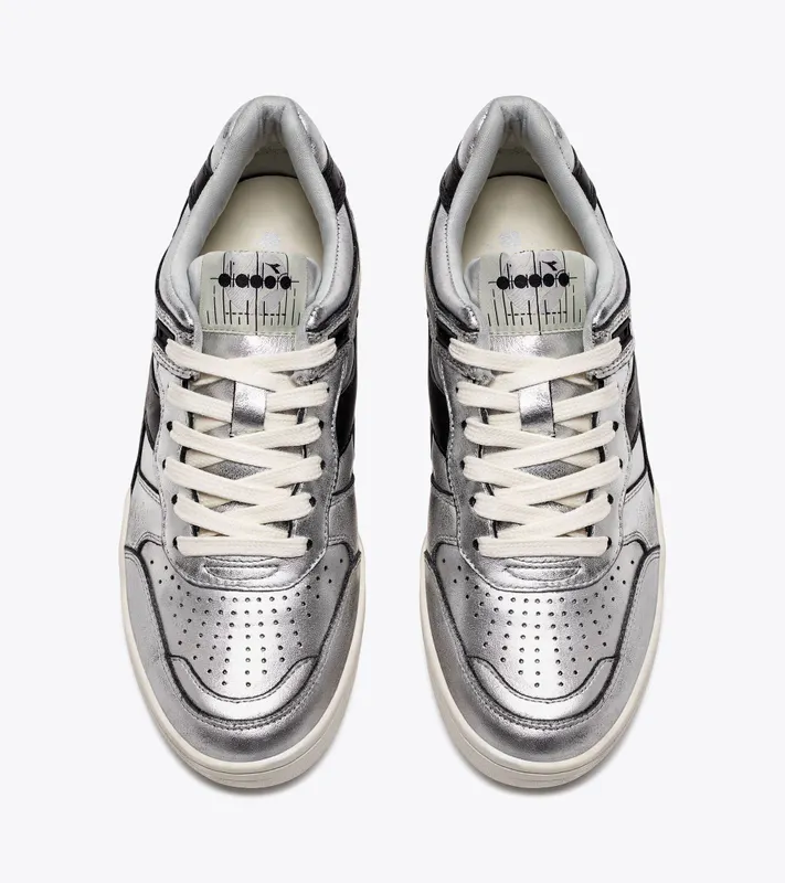 Diadora B.560 Silver Used Wn Silver Metallized / Black (201.181203_C4702)
