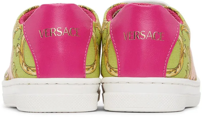 Versace Baby Multicolor Barocco Goddess Sneakers (1003554_1A03797_5G260)