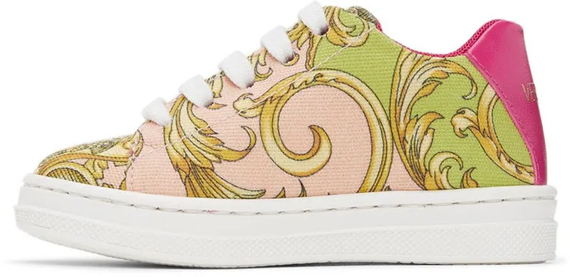 Versace Baby Multicolor Barocco Goddess Sneakers (1003554_1A03797_5G260)