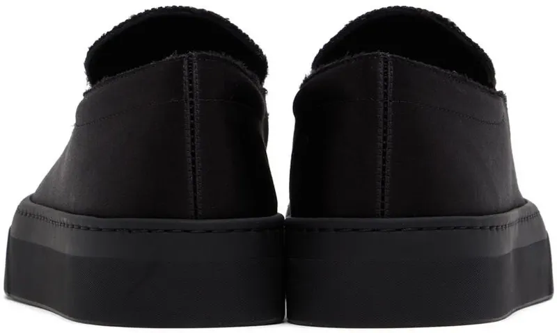 The Row Black Marie H Low-Top Sneakers (F1179-W326)