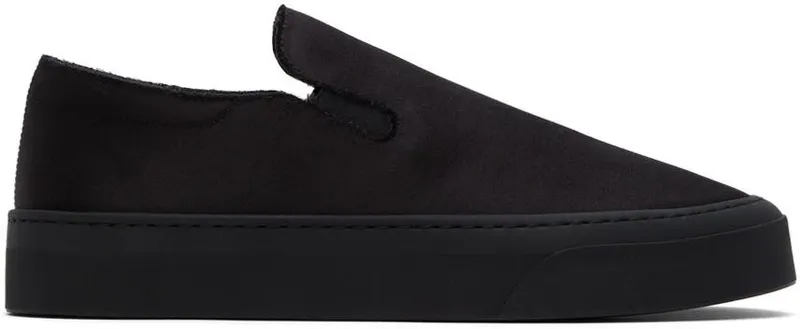 The Row Black Marie H Low-Top Sneakers (F1179-W326)
