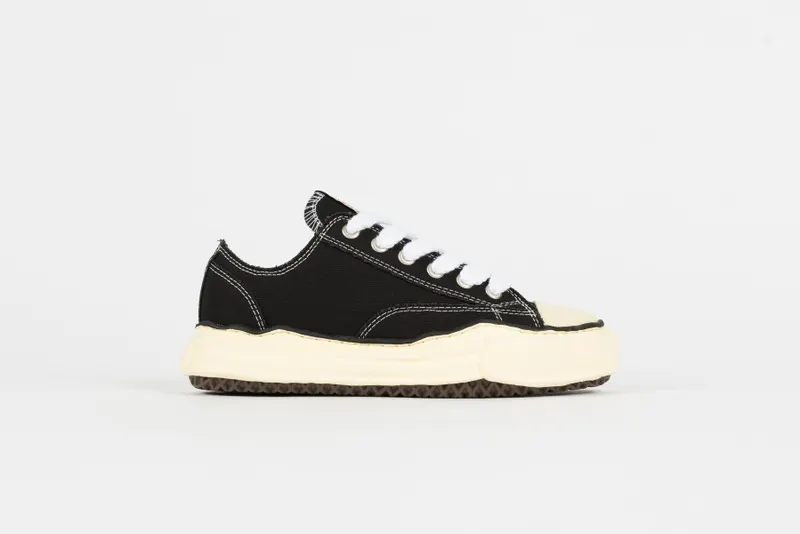 Maison Mihara Yasuhiro Peterson OG Sole Canvas “Black/Ecru” (A09FW733-BLK)