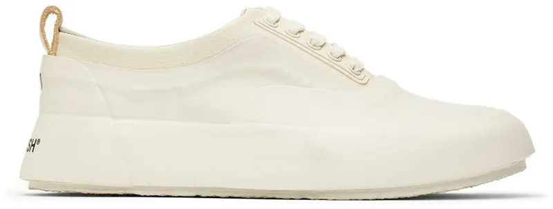 AMBUSH Off-White Leather Sneakers (BWIA002S22MAT0010100)